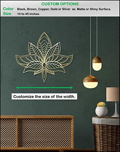 Mandala Metal Wall Art Decor Abstract Design