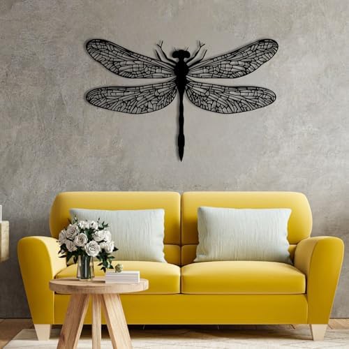 ENJOYOO Metal Dragonfly Wall Decor 24x15in
