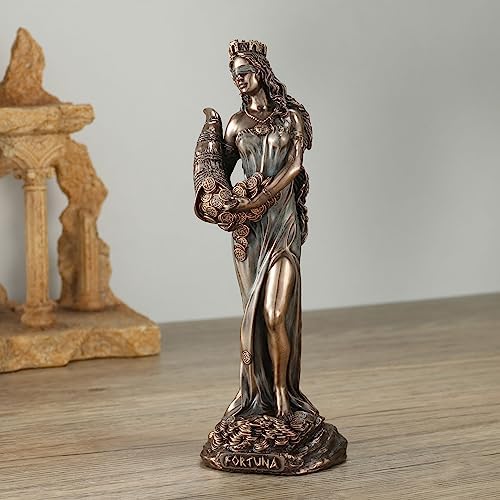 Veronese Design 6 18 Inch Fortuna Bronze Sculpture