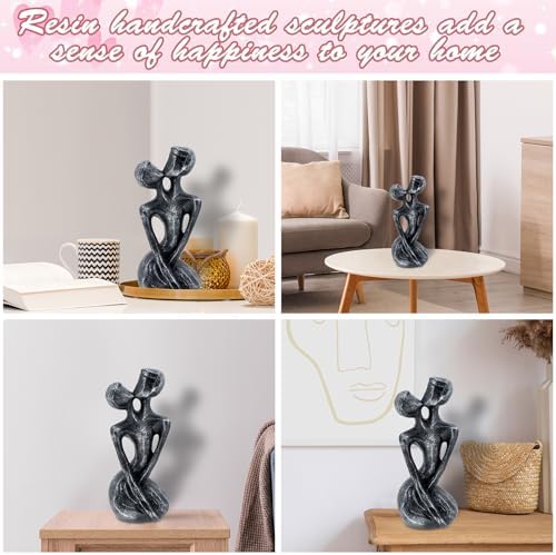 Romantic Couple Resin Sculpture for Anniversary Gifts