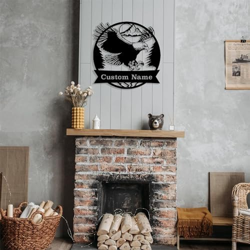Custom Eagle Metal Sign for Home Decor