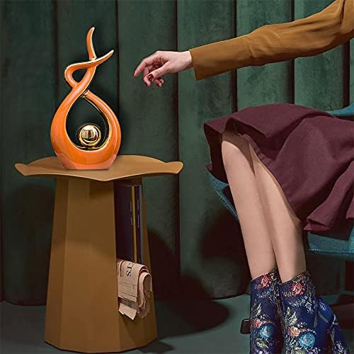 Norrclp Modern Abstract Art Ceramic Statue Table Decoration