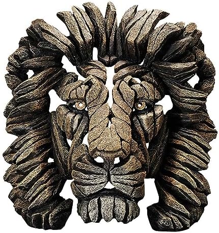 Enesco Edge Sculpture Gold Lion Figurine 1693 Inch