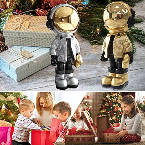 Dosker Astronaut Statue Gold Figurine Desktop Decor